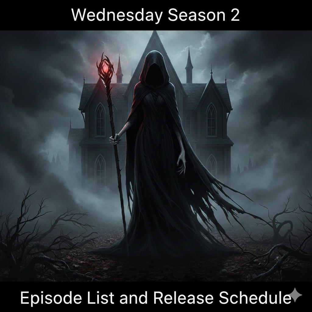 Wednesday Season 2 Episode  List and Release Schedule