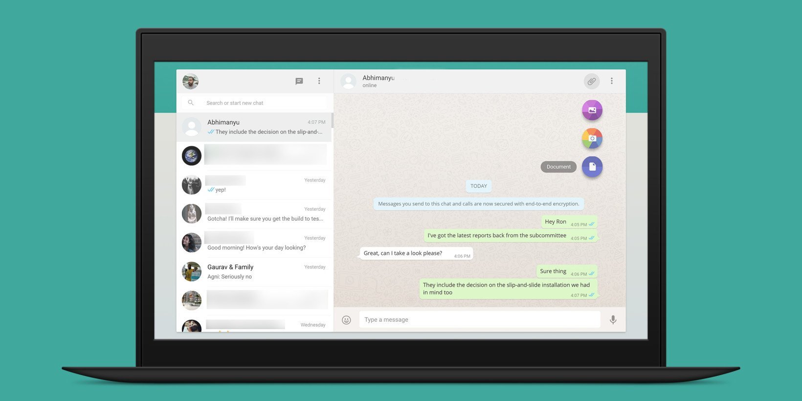 Use Whatsapp Web And Chat With Your Friends Right From Your Computer