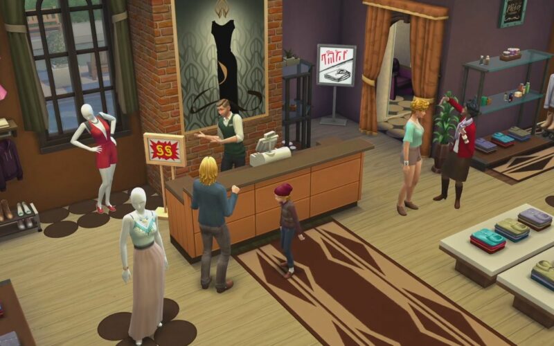 Sims 4 get to work - startgrey