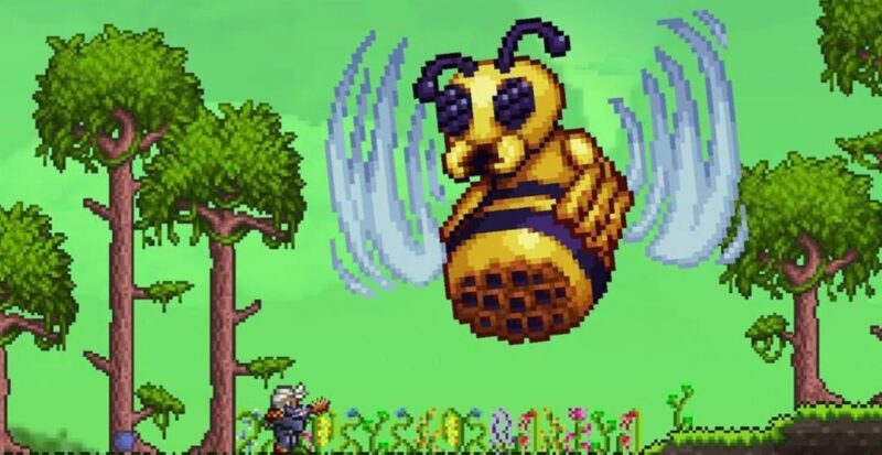 how to defeat the queen bee in terraria