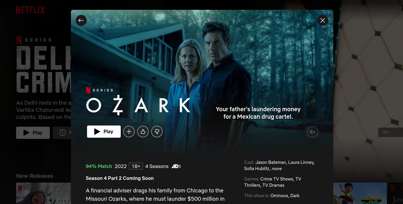 Ozark Season 4 Episode 9 Release Date